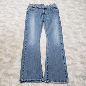 Vintage Levis 542 Jeans Womens 10M Blue Y2K Low Flare Pockets Denim Medium Wash